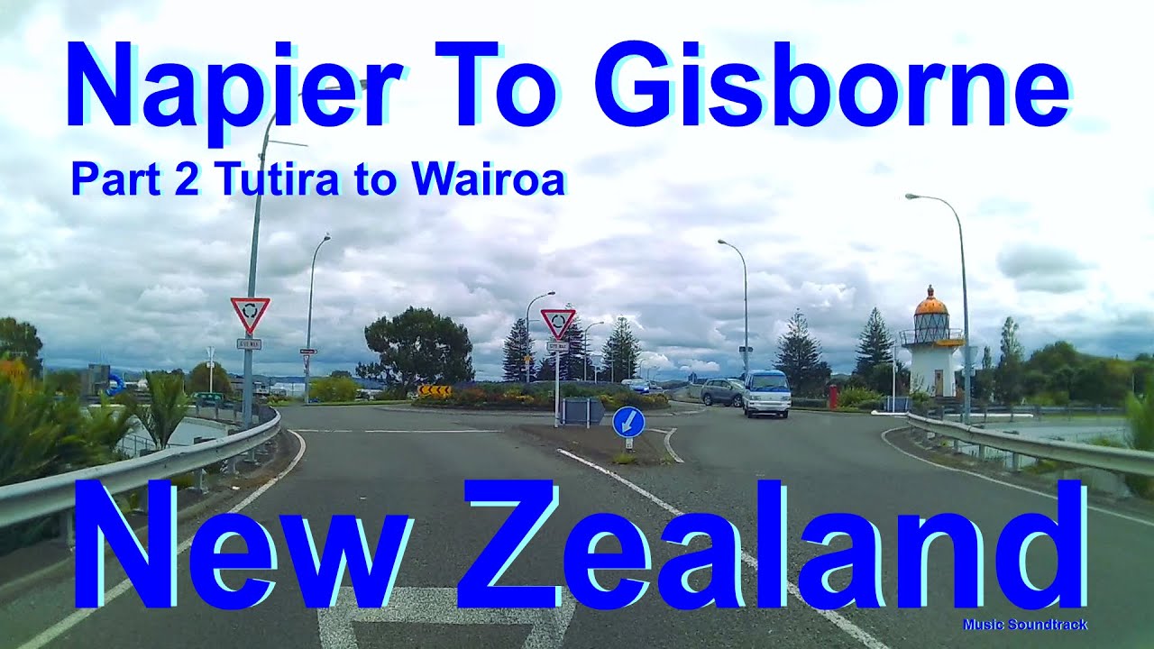 Scenic Drive Napier to Gisborne(Part2 Tutira Wairoa),New Zealand