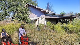 We were SHOCKED by what we found in the CRAZY TALL GRASS - OVERGROWN TRANSFORMATION Collaboration!