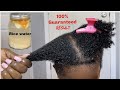 How to use Rice Water for fast hair growth.100%  GUARANTEED results. kids rice water routine