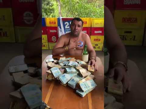 BARRA DO CORDA: Homem exibe maços de 300 mil reais e desafia aposta em favor de Rigo Teles