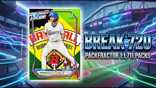 Huge Packfractor Pulled - 1:1711 Hobby Packs 🔥⚾ Break 720 - 2026 Bowman Baseball PYT Break