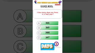 "How Many Days Are in a Leap Year? | Fun Quiz Question with Answers!"