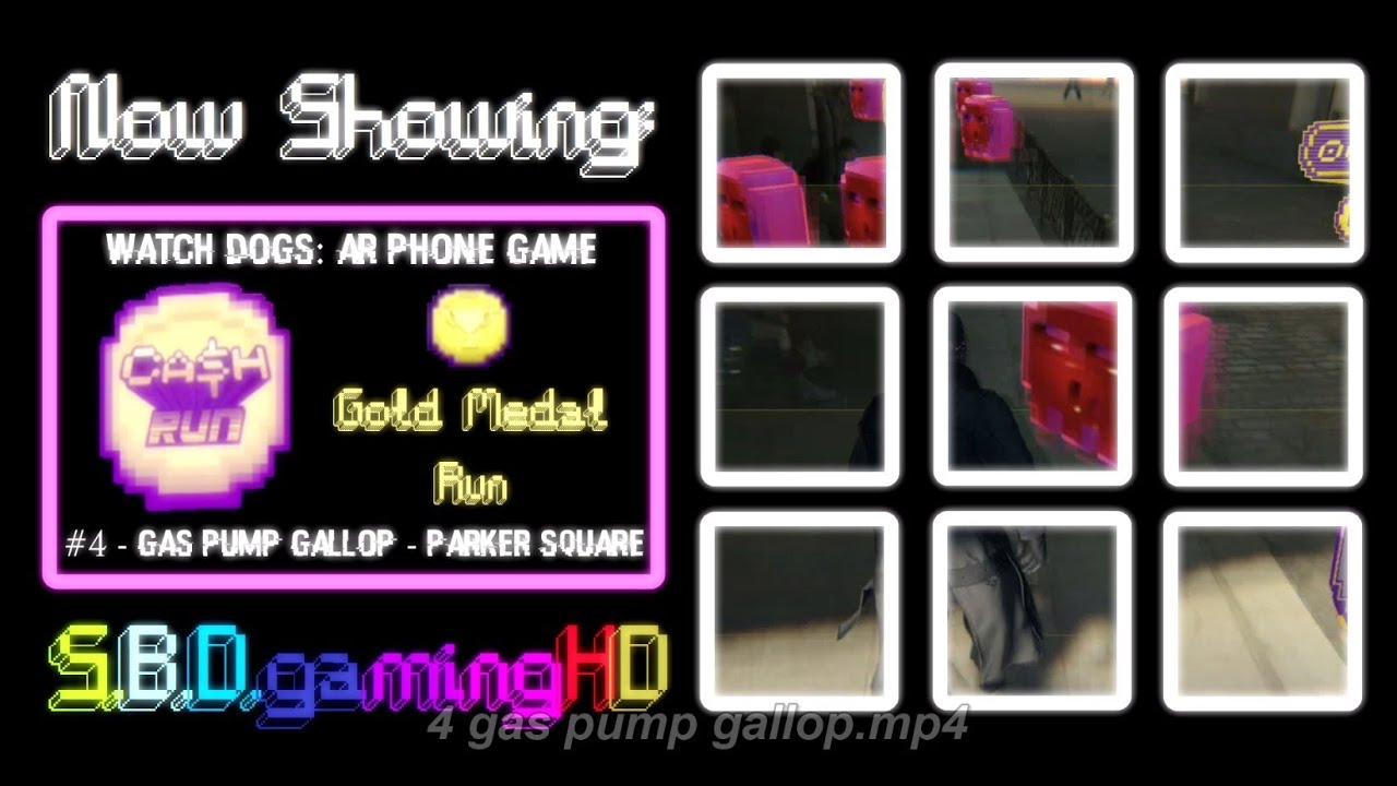 Watch Dogs: Cash Run - Gas Pump Gallop, Gold Medal Run #4 - Parker Square