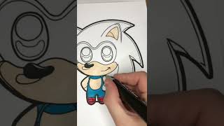 Baby Sonic Coloring Pages - How to Draw Baby Sonic - Sonic the hedgehog Coloring Pages