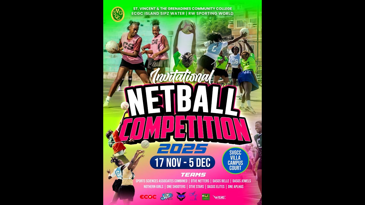 SVGCC ECGC  ISLAND SIPZ WATER RW SPORTING WORLD INVITATIONAL NETBALL COMPETITION 2025