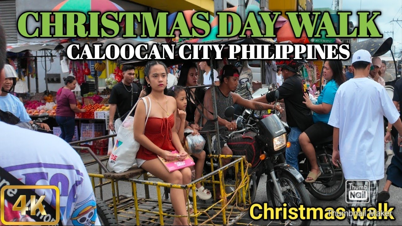 Christmas 2025|Walking at Kiko Camarin Caloocan City Philippines [4K]