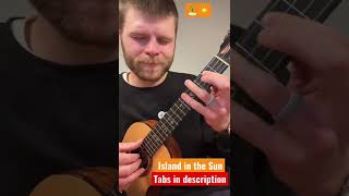 Island in the sun with an ukulele… 🏝 🌞 #fingerpickingshorts