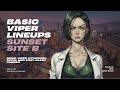 Basic Viper Attacking Setups and Lineups Sunset Site B | Valorant Indonesia