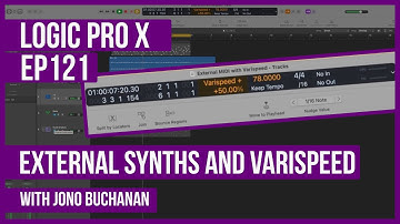 LOGIC PRO X - How to use  External Synths and Varispeed