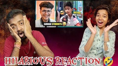 Sibling reaction On India's Most Savage Student - Exams Meme Review