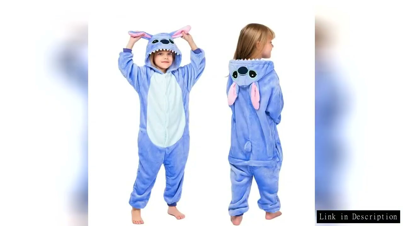 Stitch Anime Cosplay Costumes Kids Animal Cartoon Jumpsuit for Children Christmas Halloween  Girls B