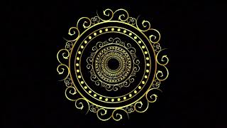 Golden Circle Frame | VJ Loops | VJ Loop Background | VJ Loops 2022 | VJ Loops DJ | VJ Loop 4k