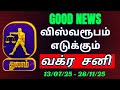 Sani Vakra Palangal 2025 | Thulam Rasi | சனி வக்ர 2025 | July 13th to Nov 28th | #thulam #சனி