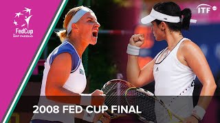 Svetlana Kuznetsova vs Ana Medina Garrigues | 2008 Fed Cup Final | Full Match