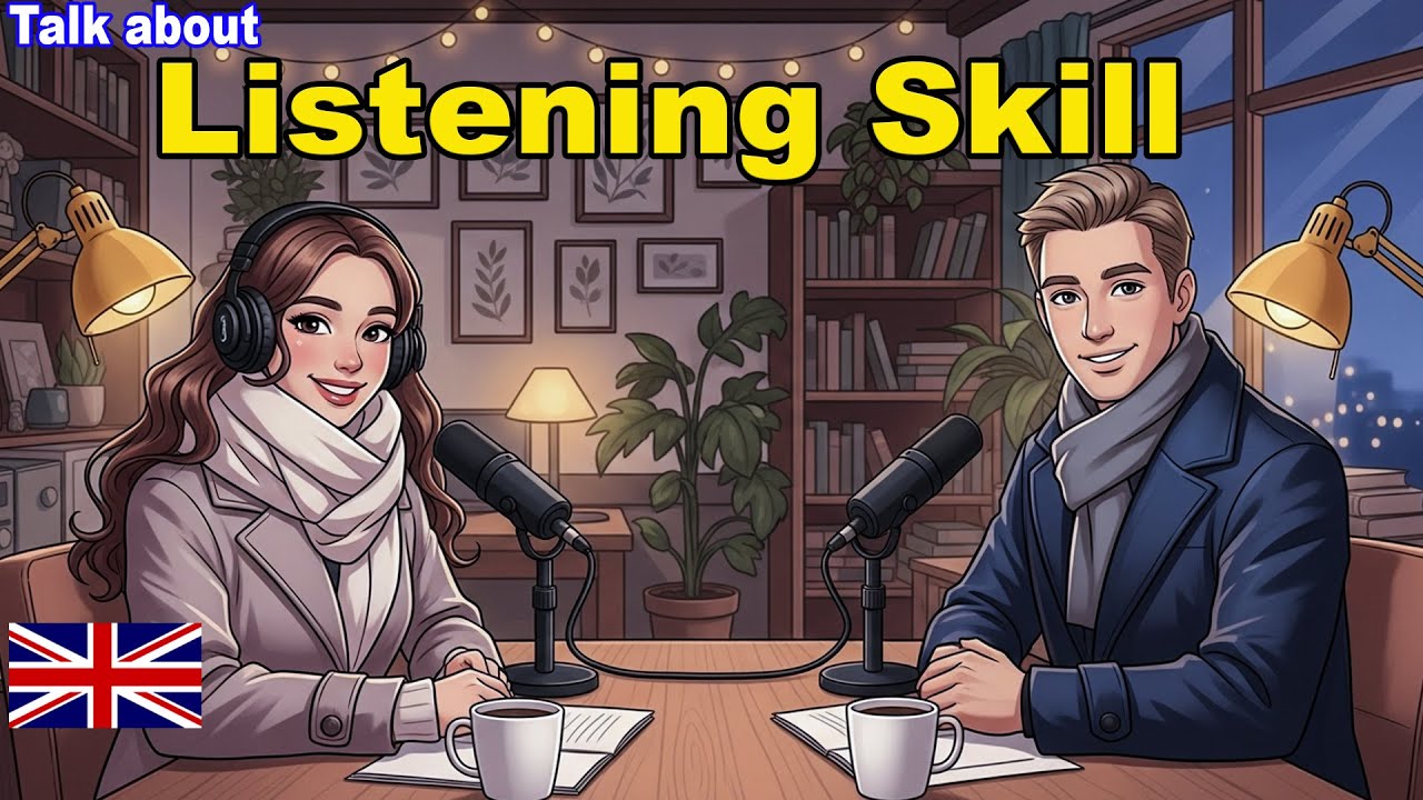 How to Talk About Improving English Listening Skills | English Conversation Practice for Beginners