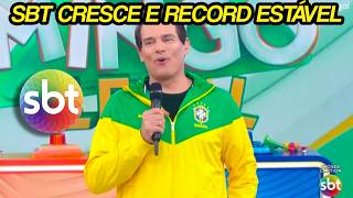 🚨SBT CRESCE COM COPA DO MUNDO E RECORD SE MANTÉM ESTÁVEL