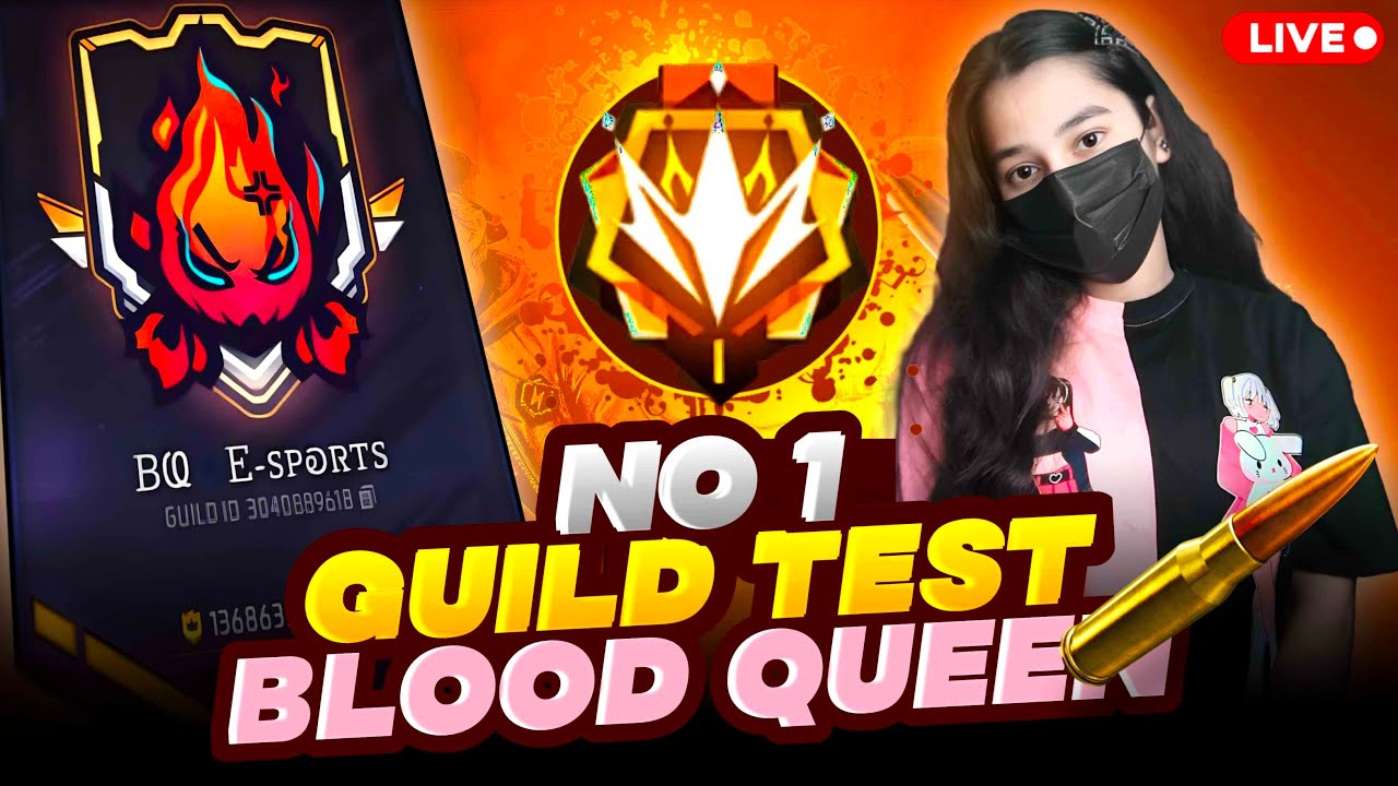 🔴FREE FIRE GUILD TEST LIVE TODAY | 2 VS 4 CUSTOM ROOM GIVEAWAY & UID CHECK  🥵 | GIRL GAMER 
