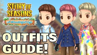 How to unlock all outfits in Story of Seasons A Wonderful Life!