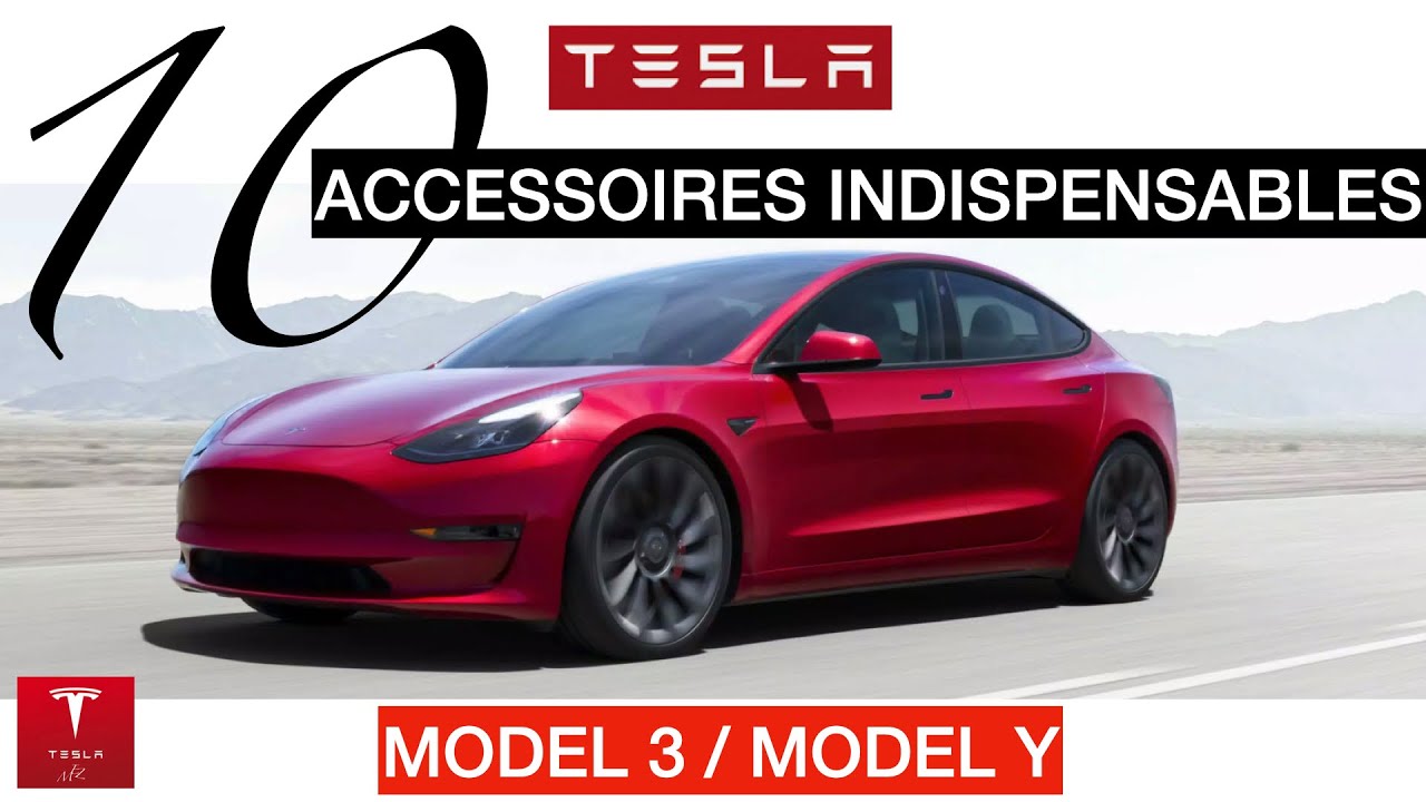 10 accessoires indispensables pour Tesla Model 3 / Model Y 