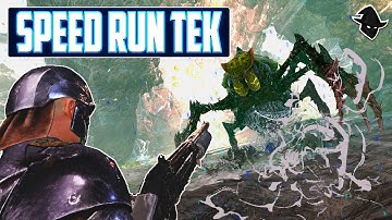TEK ENGRAMS, But I Speed Run It SOLO! | ARK: Official PvP!
