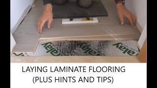Cutting and fitting laminate flooring. ***(PLUS HINTS AND TIPS)***Quick Step Elite Laminate
