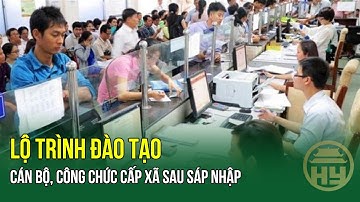 Lộ trình đào tạo cán bộ, công chức cấp xã sau sáp nhập