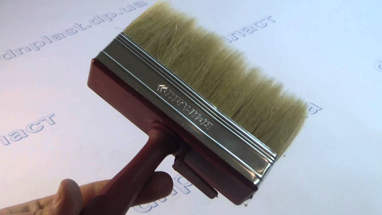 Кисть макловица, пластмас  ручка, МИНИ 40140 мм