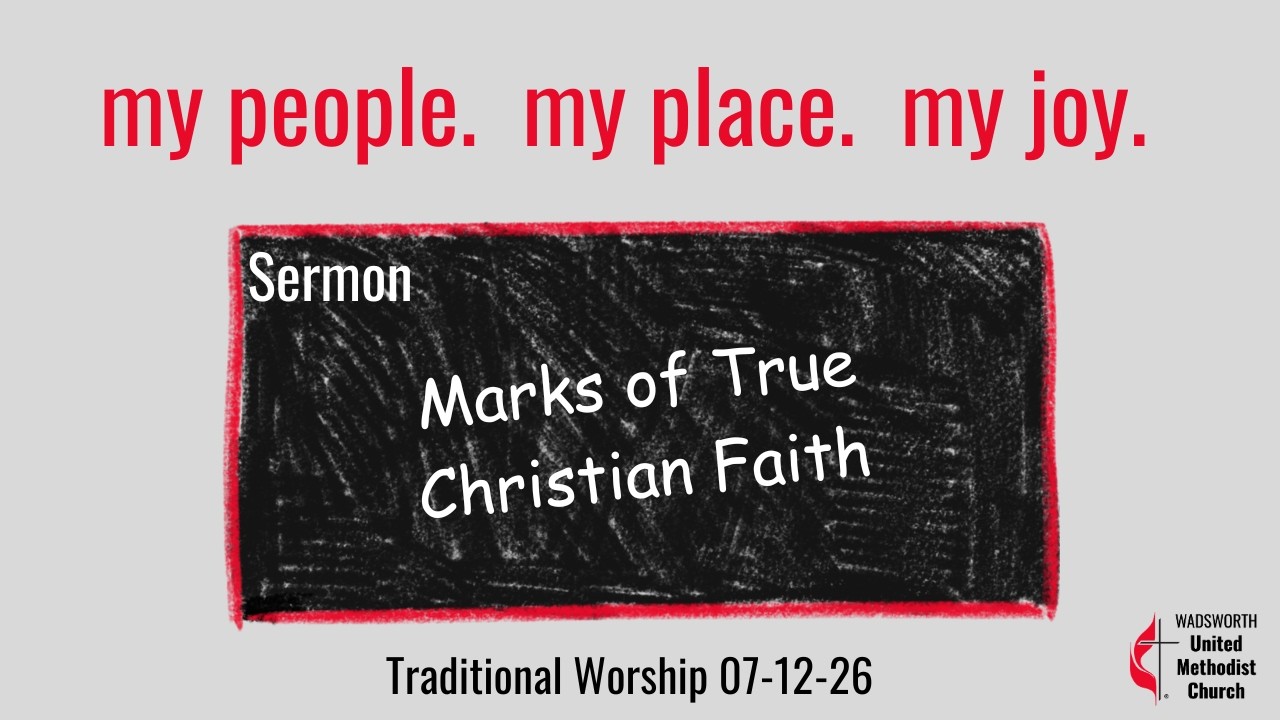 Traditional Worship 7 12 26