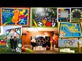 Sports Day Decoration Ideas l Bulletin Board Ideas for Sports Day l Stage Decoration on sports Day image