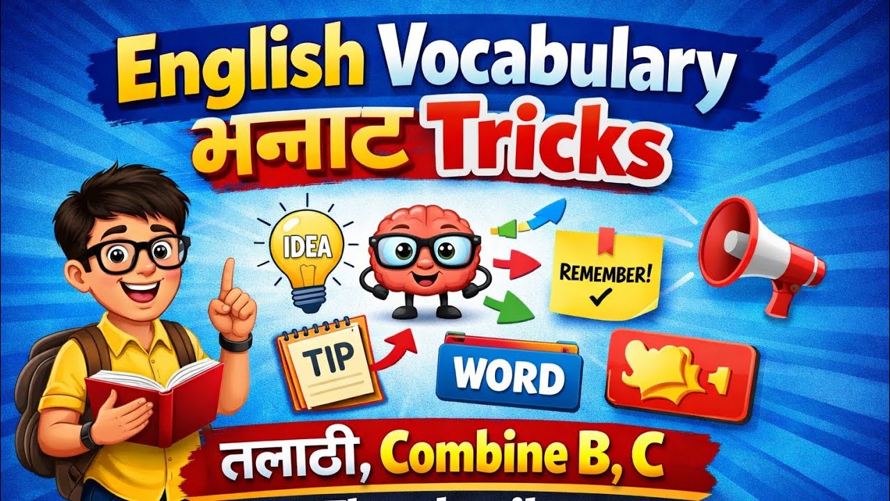 Mpsc All English Vocab with भन्नाट Tricks 😂😂#Combine #Mpsc🤪