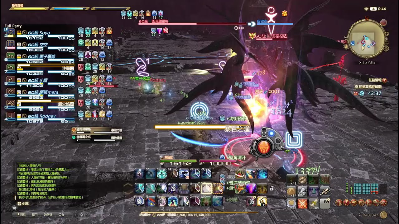 FF14 極尼德霍格 絕槍視角