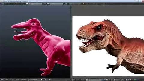 Tyrannosaurus Rex Blender Sculpt Timelapse