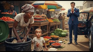Billionaire Sees a Homeless Mother Searching Trash to Feed Her Baby… What He Did Shocked Her #tales