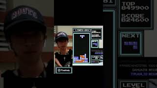 frame perfect t-spin?? 🤯 #shorts #tetris