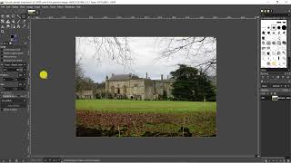 Image editing: GIMP explainer 02 - Open an image, rotate it and crop it. screenshot 5