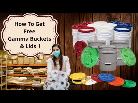 How To Get Free Buckets and Gamma Lids Its Easy gammalids gammabuckets prepper