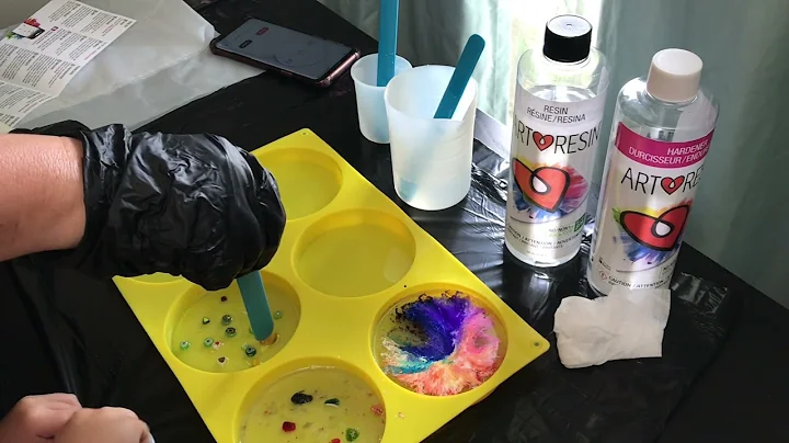 First Try with Art Resin!  Learn Resin by Experime...