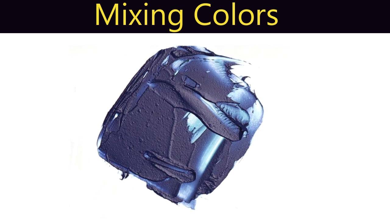 How To Make Blue Color Paint Mixing Colors YouTube