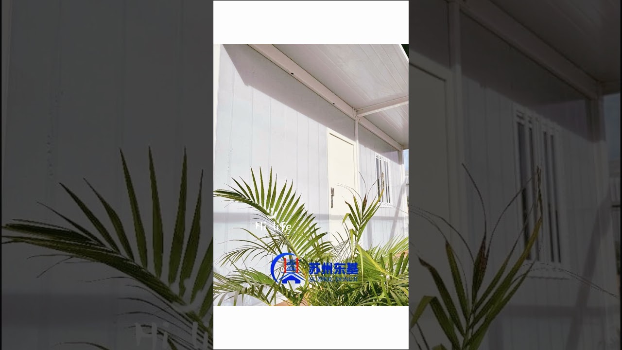 40ft detachable house with one bedroom+living room