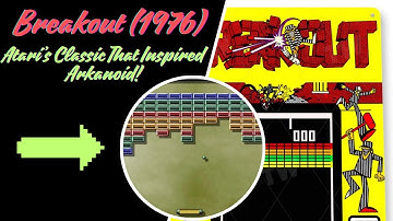 Breakout (1976) – Atari’s Classic That Inspired Arkanoid!