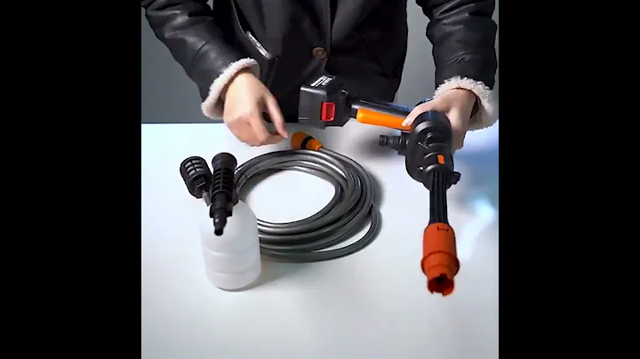 Electric Car Washer Gun 21V Wireless High Pressure Cleaner Foam Nozzle For Auto Cleaning Care