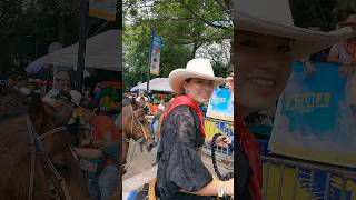 Cabalgata Caballos Fiestas San Pedro En Neiva Colombia