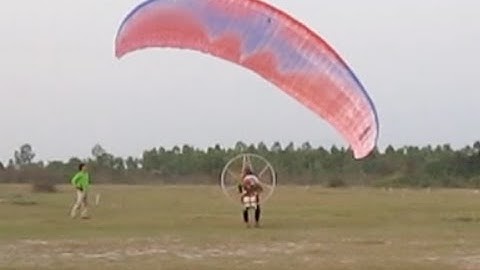 Reverse launch Paramotor - Thailand