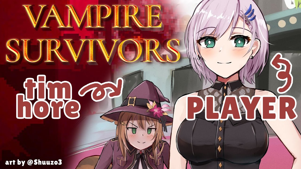Vampire Survivors So Sad The Vampires Died Of Ligma Pavolia Reine Hololiveid 2nd Gen Youtube