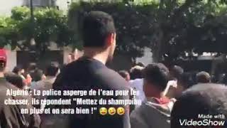 La Police Asperge de L'eau pour les chasser et il répondent " Zidou shampoin nwelou Labas  "