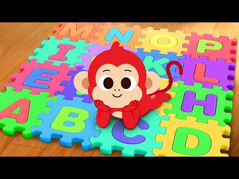 ABC Song | Where are the ABCs? | Alphabet Songs | Nursery Rhymes & Kids Songs | Monkey Junior