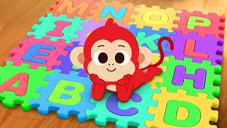 ABC Song | Where are the ABCs? | Alphabet Songs | Nursery Rhymes & Kids Songs | Monkey Junior