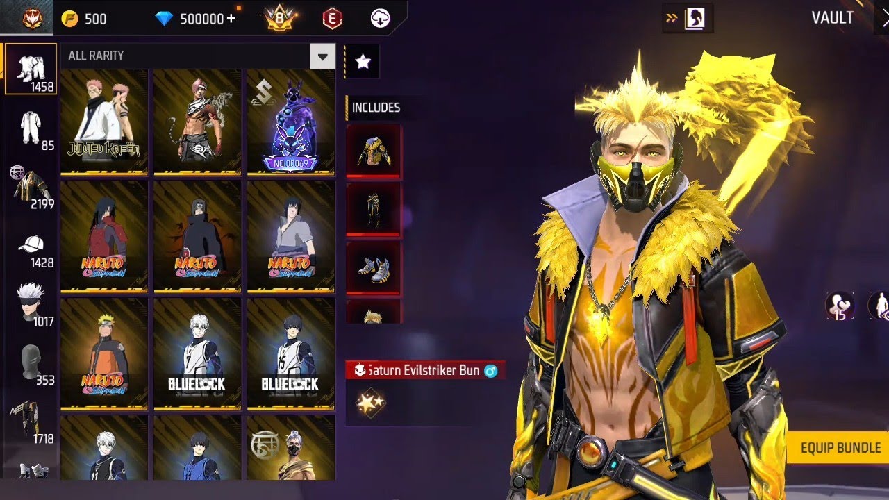 Noob 👉 to 👉 Pro 😱 Spend 500,000 Diamonds 💎 Level 1 Free Fire I'd 🎁