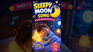 Sleepy Moon Song 🌙 | Bedtime Lullaby for Kids 😴⭐ Nursery Rhymes #shorts