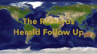 The Richards Herald News Follow Up (Episode 1)